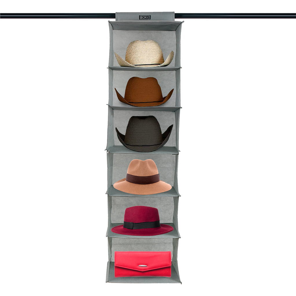 Hat Box,Hat Storage Box,Stackable Round Brim Hats Organizer Bag Container for Closet,Travel Hat Boxes for Women,Collapsible Cowboy Hat Organizer